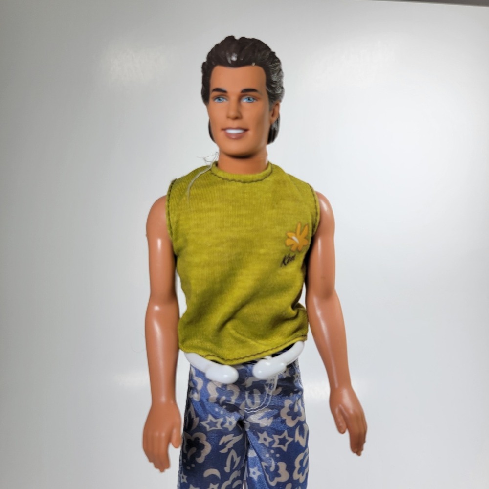 Ken Mattel Swim Trunks Brunette Barbie Palm Beach